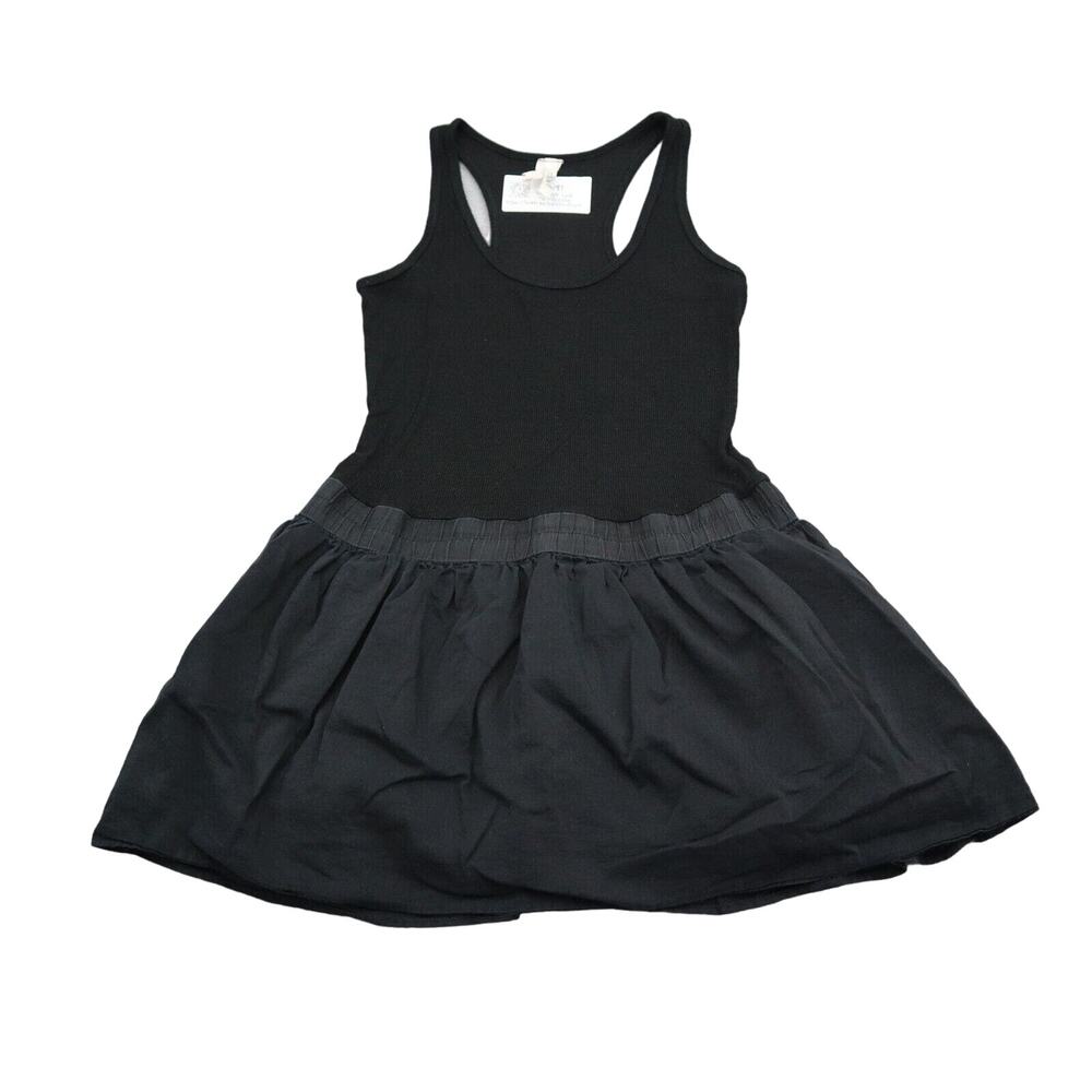 D Closet Dress Womens S Black Sleeveless Scoop Neck Flare Casual Mini Dress